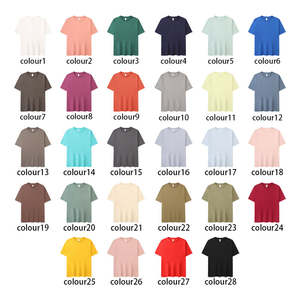 Camiseta de Algodón Slim Fit para Hombre, Tela Suave de Primera Calidad, Manga Corta, Lisa, Informal, para Etiquetas de Ropa - Product Image 6