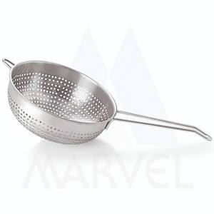 Passoire à soupe et à jus conique en acier inoxydable avec poignée en fil métallique - Product Image 5