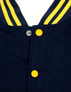 Varsity แจ็คเก็ตเบสบอลผู้ชาย,แจ็คเก็ตลำลองแขนยาวพิมพ์ลาย - Product Image 3