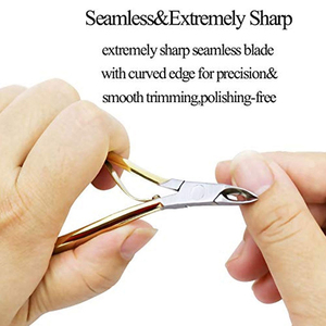 Pince à ongles en acier inoxydable de qualité supérieure, vente en gros, très populaire, pour manucure et pédicure, coupe-cuticules, pince de beauté pour doigts - Product Image 2