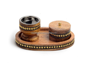 Arab Design <b>Mosaic</b> Incense Burner Wholesale Wood Resin Mubkhara for Bakhoor Middle East Home Decor <b>Piece</b> - Product Image 3