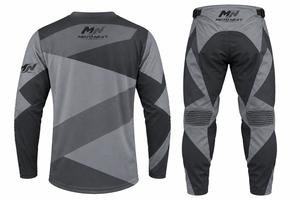 Tenue de motocross pour homme, manches longues, imprimé par sublimation, couleurs contrastées, séchage rapide, 100% polyester, toutes saisons, en vente - Product Image 2