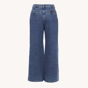 Nouveau pantalon cargo en jean extensible à taille élastique, couleur unie, grande taille, respirant, séchage rapide, été, écologique, haute qualité, délavé au sable - Product Image 2