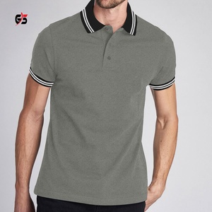 100% Cotton Ngắn Tay Áo Jersey Vải Thường Xuyên Fit 200 GSM Với Logo Tùy Chỉnh Của Nam Giới Thời Trang Polo T Áo Sơ Mi Mặc Hàng Ngày Mặc OEM - Product Image 5