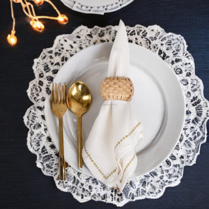 Hot Selling Handmade Bamboo Cane Wedding Rattan <b>Napkin</b> Ring for Table Decoration Best Quality Handwoven <b>Easter</b> <b>Napkin</b> Ring Cheap - Product Image 5