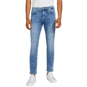 Jeans de Mezclilla de Alta Calidad al por Mayor, Corte Recto, Color Azul Claro, Ajustados, de Cintura Alta, Estilo Urbano, para Hombre y Mujer - Product Image 4