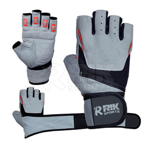 ถุงมือยกน้ำหนักออกกำลังกายขายดี พร้อมที่รัดข้อมือ 2 ชิ้น - Product Image 3
