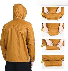 Chaqueta Deportiva Impermeable Ligera Hecha a Medida, Cortavientos para Correr, Gimnasio y Entrenamiento, para Hombre, Venta al Por Mayor - Product Image 4
