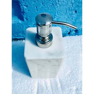 เครื่องจ่ายสบู่เหลวหินอ่อนสีขาว - Product Image 2