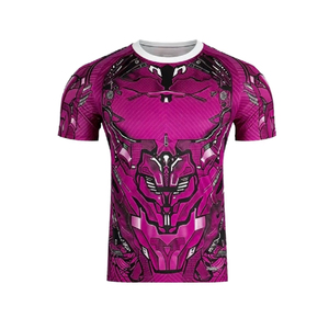 2026 OEM Men's Short Training Sports Jersey Spandex/Polyester Breathable Fabric Heat-Transfer Printed Player Name Front Logo - Product Image 6