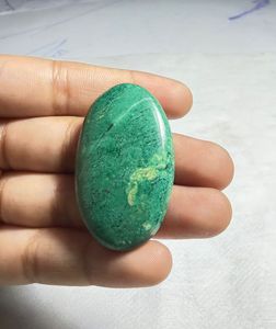 Jade natural verde Paradise Cabochon, colgante de cristal suelto de diseño, gema para la fabricación de joyería curativa - Product Image 2