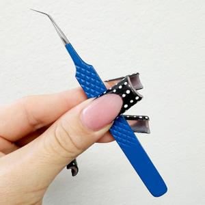 Pincettes pour cils en acier inoxydable, super résistantes, haute précision, antistatiques, pour extensions de cils - Product Image 1