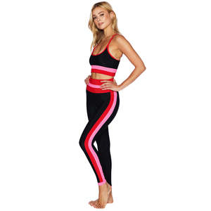 Conjuntos de Yoga de 2 Piezas para Mujer Talla Grande, Trajes Deportivos a Cuadros, Sujetador Deportivo, Leggings de Cintura Alta, Ropa Deportiva, Ropa Atlética - Product Image 1