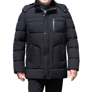 Latest Design Custom Men's Winter Puffer Jacket <b>Padded</b> Hooded Classic Street Wear Fashion Outdoor Style Thick Jacket <b>Coat</b> - Product Image 6