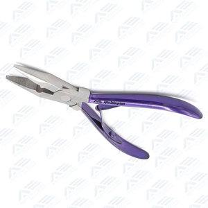 Pinzas para Extensiones de Cabello, Herramientas Profesionales para Salón de Belleza, Instrumento de Belleza con Mango Morado - Product Image 4