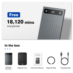 Grabadora de Voz Digital Magnética con IA, Grabadora Inteligente Superfina con Transcripción, Resumen, Mapas Mentales, Audio <span class=keywords><strong>MP3</strong></span>/WAV - Product Image 5