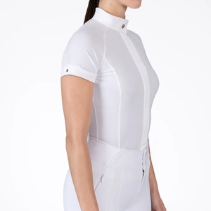 Camiseta de Equitación Elástica en 4 Direcciones de Alta Calidad, Capa Base para Competición, Camisa de Polo con Tela Técnica Suave al Tacto - Product Image 1