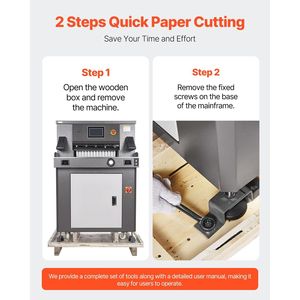 Taglierina Elettrica Professionale per Carta 1100W, Larghezza di Taglio 20.3/515 mm, Spessore di Taglio 3.1/80 mm - Product Image 6