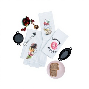 ผ้าขนหนูผ้าฝ้าย100% ทอสไตล์จานกระสอบแป้งผ้าขนหนูสำหรับห้องครัว - Product Image 1