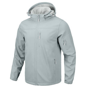 softshell polyester soft fleece Wind Breaker Jacket Windproof Tactical Hiking Softshell ski Jacket Men Waterproof Hunting <b>coat</b> - Product Image 4