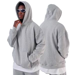 Ropa> Ropa de hombre> Sudaderas con capucha y sudaderas para hombre Oem Custom Graphic Print Heavyweight Oversized Blank Hoodies Set con logo - Product Image 2