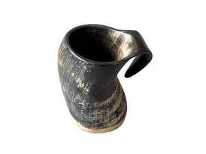 Chope en corne de buffle véritable, design Viking, motif animalier et ange, faite à la main, écologique, pour la décoration intérieure et la bière, taille personnalisable, haute qualité en PE - Product Image 4