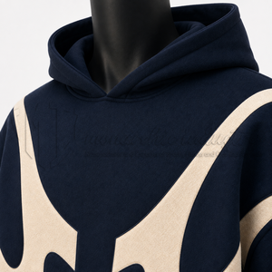 Custom Men’s Color Block Hooded Pullover Sweatshirt <b>Oversized</b> <b>Fleece</b> <b>Hoodie</b> Streetwear Casual <b>Hoodie</b> Manufacture - Product Image 6