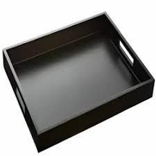 Plateau de service rectangulaire en bois de qualité supérieure, polyvalent, pour le petit-déjeuner, le thé, les collations, pour la cuisine, la salle à manger, la décoration de la maison - Product Image 5