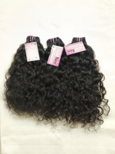 Extensions de cheveux naturels indiens RAW INDIAN TEMPLE 100g, double trame machine, Remy, bouclés profonds, lots de mèches permanentées - Product Image 3