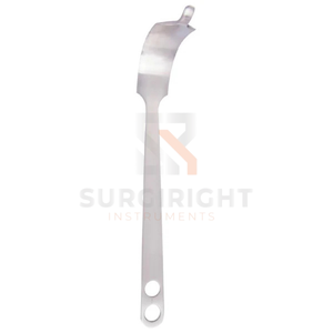 Écarteur osseux orthopédique incurvé en acier inoxydable Hohmann, certifié CE Classe I, modèle SI-OIS-0001 par Blush Surgical - Product Image 5