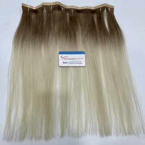 Extensiones de cabello humano crudo 100% más vendidas, trama de Cinta Larga, estilo ondulado Natural, precio directo de fábrica al por mayor - Product Image 5