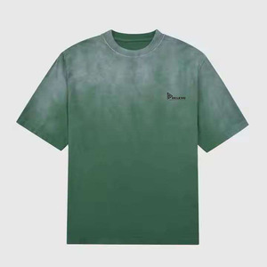 T-shirt col rond en coton biologique pour homme de qualité supérieure - T-shirt coupe ajustée classique uni à col en V - Product Image 5
