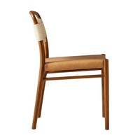 Meubles de chaise en bois de teck pour restaurants contemporains Conceptions simples de chaise de restaurant meilleure qualité, prix abordables