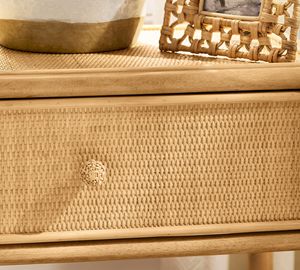 New Arrival Modern Rattan Side <b>Table</b> Stainless Steel Made Vietnam for Home Office Bathroom Use Wholesale Price OEM/ODM Designs - Product Image 4
