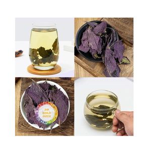 Té Adelgazante de Hojas de Perilla Púrpura Descafeinadas de la Mejor Calidad, Perilla Frutescens Natural de Vietnam y Japón, Paquete a Granel Personalizado - Product Image 3