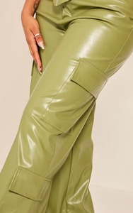 Pantalones de Compresión de Cuero Genuino para Mujer, Leggings Casuales de Piel de Oveja para Motocicleta, Pantalones para Mujer - Product Image 6
