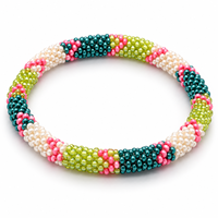 Bracelets en perles de verre japonais tissés à la main et personnalisables Ahana, bracelets en crochet perlés pour femmes et unisexe, parfaits pour les fêtes