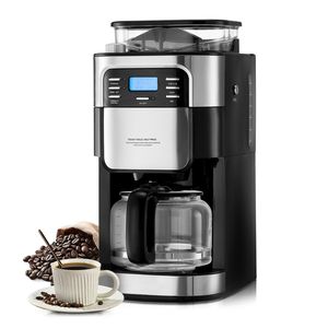 Cafetera de 12 Tazas con Control de 3 Intensidades de Preparación y Temporizador de 24 Horas, Cafetera para Uso en Hoteles con Enchufe del Reino Unido - Product Image 1