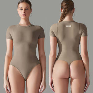 Ropa Deportiva de Yoga sin Costuras de Verano con Logotipo Personalizado, de Una Pieza, Ajustada, Moldeadora de Cadera y Control de Abdomen para Ejercicio en Invierno - Product Image 2