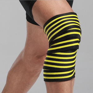 Vendas de Rodilla Delgadas de Spandex y Nailon Premium con Cierre de Gancho y Bucle para Gimnasio, Levantamiento de Pesas, Cross Training, CrossFit, Sentadillas - Profesional - Product Image 3
