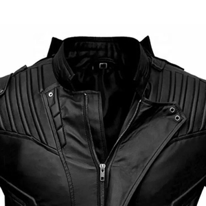 CLASSIC INVENTORS Veste d'hiver pour homme en cuir véritable imperméable, respirante, coupe-vent, à capuche, coupe classique - Product Image 4