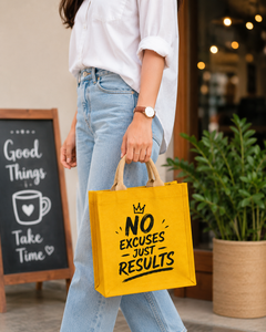 Sac fourre-tout en jute personnalisé de la marque AMANI, durable, petit, écologique, réutilisable, pour le shopping et l'emballage de repas, vente en gros - Product Image 5