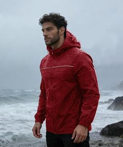 Chaqueta Cortavientos Larga de Invierno para Hombre, Diseño de Marca, con Capucha, Cuello Alto, Estilo Vintage, Transpirable y Ligera - Product Image 4