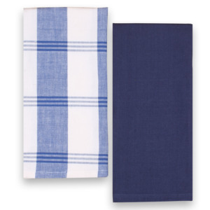 Serviette de cuisine multi-usage en coton 100% certifié GOTS, tissée, à rayures, à carreaux, douce, confortable, séchage rapide, gaufrée, écologique - Product Image 6