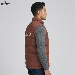 Gilet matelassé réversible imperméable et respirant, très populaire, de haute qualité, chaud pour l'hiver, sans manches, service OEM - Product Image 2