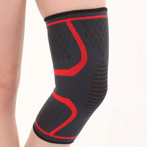 Calentadores de Piernas Ajustables de Punto Elástico para Mujer, Color Sólido, Transpirables, Gruesos, con Borde Negro Naranja, para Uso Diario - Product Image 5