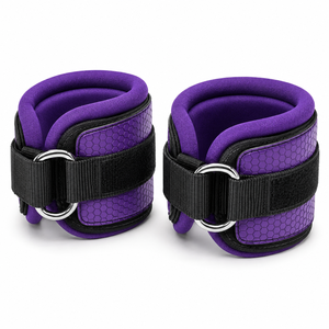Protector de Tobillo con Soporte para el Pie en Color Azul y Negro, con Hebilla, Correas Deportivas para Piernas, para Gimnasio y Ejercicio - Product Image 2