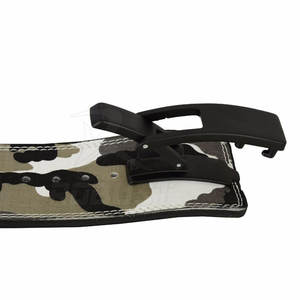 เข็มขัดยกน้ำหนักหนังวัวพร้อมหัวเข็มขัดแข็งแรง-เป็นมิตรกับสิ่งแวดล้อมและระบายอากาศได้ดีสำหรับการฝึกยกน้ำหนักและการออกกำลังกาย - Product Image 4