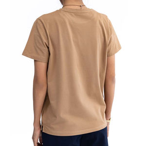 T-shirts pour femmes de dernière conception, style décontracté uni, été, 100% coton, broderie, écologiques, respirants, avec OEM - Product Image 3