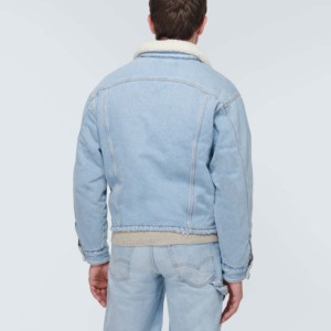 Breathable Top Quality Customized Design Slim Long Sleeve Rain Jacket Men New Style Blue Denim Jacket Male Denim Jacket for <b>Boys</b> - Product Image 3